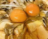目玉鍋●豆腐＆きしめんのキムチ鍋作り方3写真