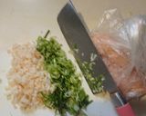 しゃきしゃきレンコン鶏つくね作り方1写真