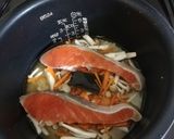旦那絶賛★塩鮭としめじの炊き込みご飯作り方4写真