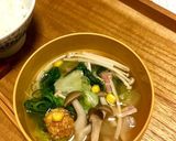 水から煮るキノコ達☆白菜&豚バラ塩スープ作り方8写真