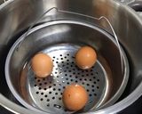 圧力鍋でゆで卵作り方1写真