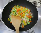 ベジ♪お豆腐でスパニッシュオムレツ作り方2写真