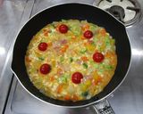 ベジ♪お豆腐でスパニッシュオムレツ作り方4写真