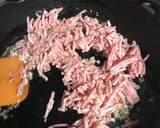 大根の葉消費！大根の茎と挽肉ふりかけ作り方6写真