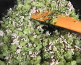 大根の葉消費！大根の茎と挽肉ふりかけ作り方8写真