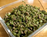 大根の葉消費！大根の茎と挽肉ふりかけ作り方9写真