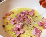 ベーコンとサラダほうれん草のパスタ作り方3写真
