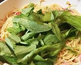 ベーコンとサラダほうれん草のパスタ作り方5写真