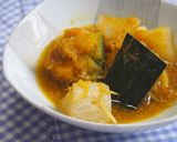 かぼちゃ・大根のごま生姜煮♪作り方7写真