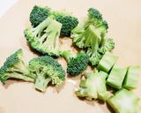 ブロッコリーとえび★オーロラソース和え作り方1写真
