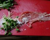 豚肉のカイワレ巻きコンソメジュレ作り方2写真