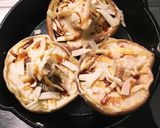 スキレットで☆わさびチーズしいたけ焼き作り方3写真