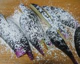 豚バラ茄子の巻き巻きフライ作り方2写真