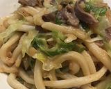 砂肝の焼うどん作り方5写真