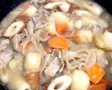 いつもの肉じゃがにチクワを入れてみた！作り方13写真