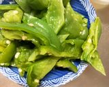 レンジ干し大根と丸ごとピーマンの和え物作り方10写真