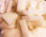 甘辛で美味しく♪大根の炒り煮作り方1写真