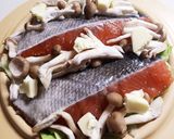 簡単レンチン☆鮭とキャベツのバター蒸し作り方2写真