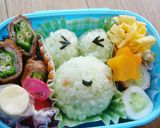 キャラ弁☆カエルちゃんおにぎり弁当♪作り方7写真