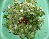 じっくり揚げた鶏のネギソース（油淋鶏）作り方3写真