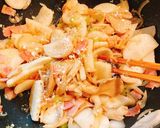 カブ舞茸ベーコンの粒マスタード秋グラタン作り方4写真