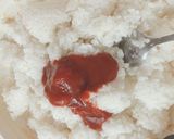 にんにくケチャップのチーズリゾット作り方3写真