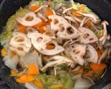 超簡単根菜たっぷり野菜スープ作り方4写真