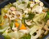 超簡単根菜たっぷり野菜スープ作り方6写真
