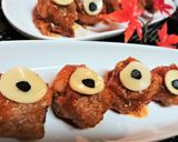 ハロウィン！ギョロっと目玉ポークチャップ作り方9写真