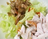 レタス・サラダチキン・ザーサイさらだ作り方2写真