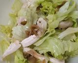 レタス・サラダチキン・ザーサイさらだ作り方3写真