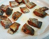 塩胡椒味の太刀魚の唐揚げ作り方4写真
