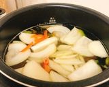 【電気圧力鍋】簡単オニオンコンソメスープ作り方2写真