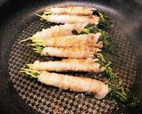 豆苗の豚肉巻き　バタポンで作り方6写真