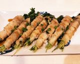 豆苗の豚肉巻き　バタポンで作り方7写真