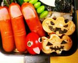 ハロウィンお弁当☆パンプキン型卵焼き作り方5写真