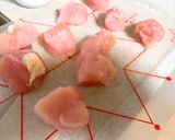 ヘルシー！鶏胸肉の唐揚げ作り方1写真