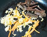 犬ご飯　ハツたっぷり焼うどん作り方2写真
