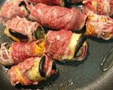 牛巻きカレー温玉添え作り方3写真