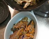 牛巻きとキノコのカレーチーズ焼き作り方5写真