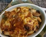 牛巻きとキノコのカレーチーズ焼き作り方8写真