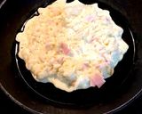 ヤーコンとハムのシャキシャキお好み焼き作り方9写真