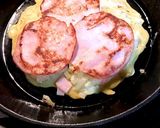 ヤーコンとハムのシャキシャキお好み焼き作り方14写真