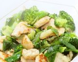鶏肉とブロッコリーのたっぷりネギ中華炒め作り方16写真