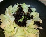 キクラゲ・卵・豚肉の炒め物作り方10写真