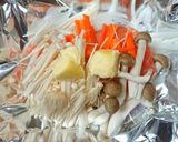 バタぽんで食べる！鮭のホイル焼き☆作り方2写真