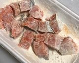鮭とほうれん草のクリームパスタソース作り方3写真