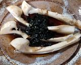 ナガエノスギタケとワカメの焼きキノコ作り方4写真