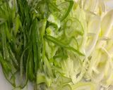 つけダレ不要！味付き出汁の葱しゃぶしゃぶ作り方2写真