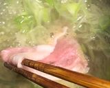 つけダレ不要！味付き出汁の葱しゃぶしゃぶ作り方4写真